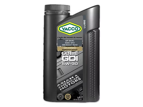 YACCO GDI 5W30 1L/2L/5L - 100% SINTETIC - BENZINA