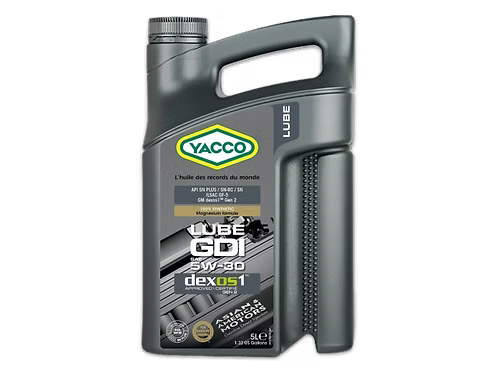 YACCO GDI 5W30 1L/2L/5L - 100% SINTETIC - BENZINA