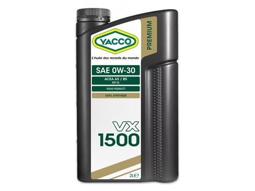 YACCO VX 1500 0W30 2L - 100%SINTETIC