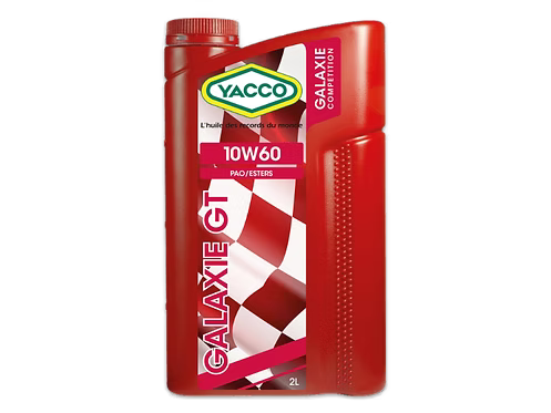 YACCO GALAXIE GT 10w60 1L/2L - 100%SINTETIC