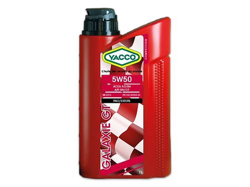YACCO GALAXIE GT 5W50 1L - 100%SINTETIC