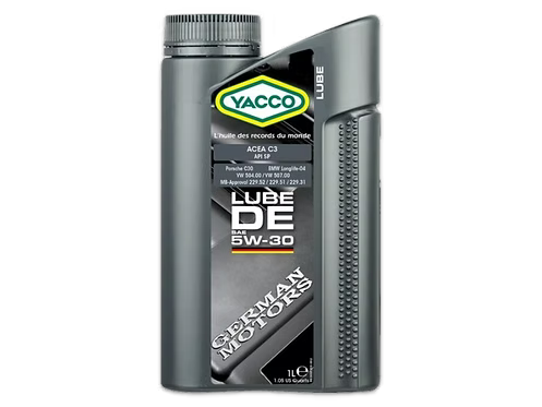 YACCO Lube DE 5W30 1L/2L/5L/60L/208L