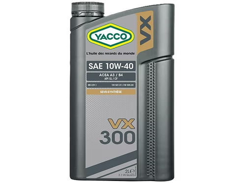 YACCO VX 300 10W40 1L/2L - SEMI-SINTETIC